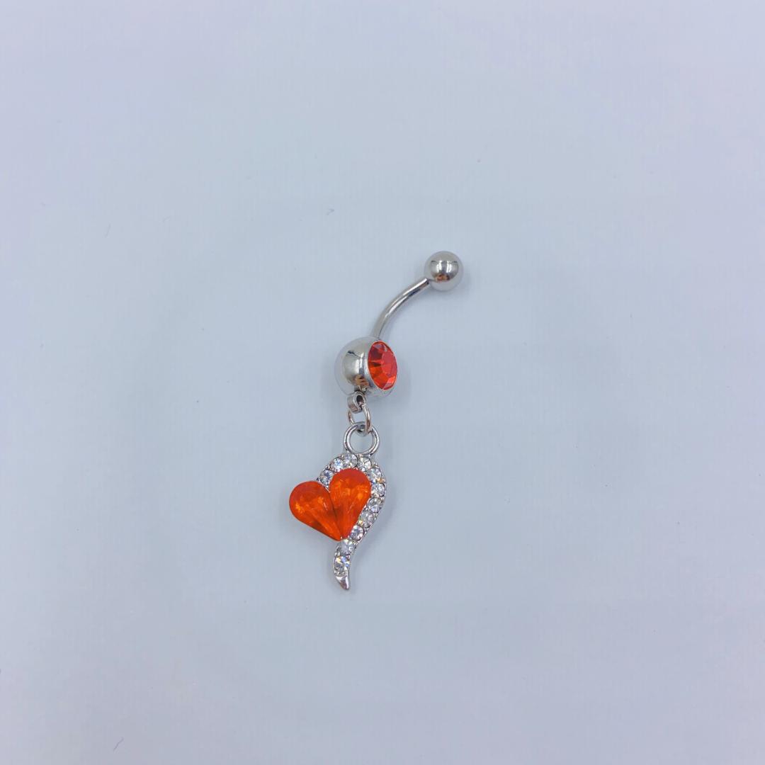 Red Love Belly Ring